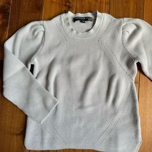 Veronica Beard Cream Crewneck Sweater